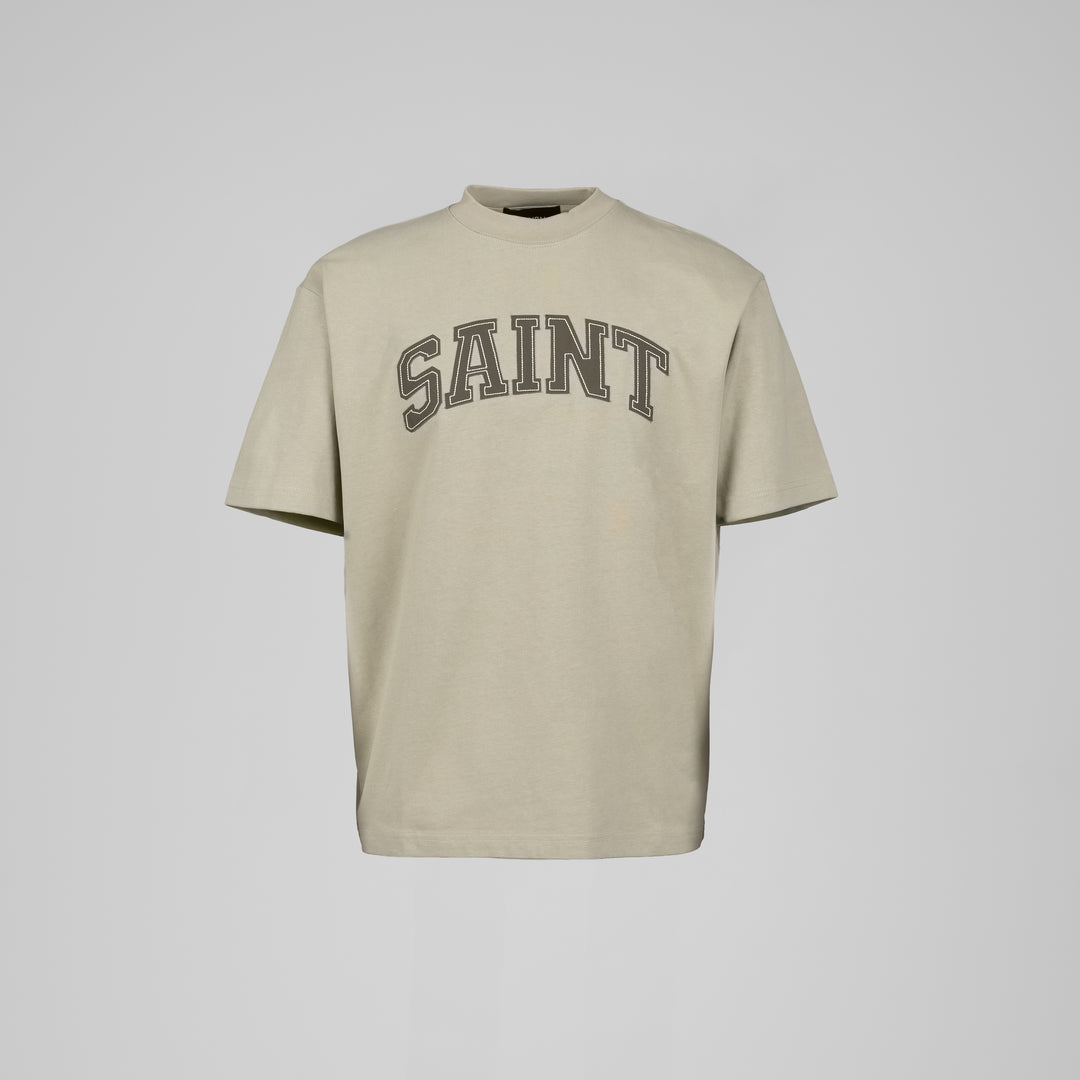 Saint Heavyweight Khaki Patch Olive Tee
