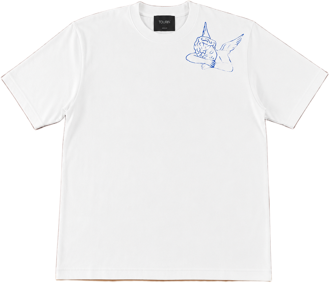 COS Birdman T-Shirt Blue Crush