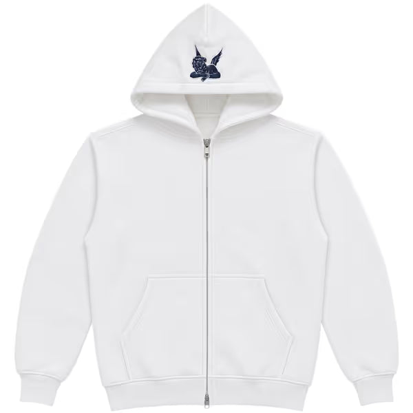 Saint Heavyweight Brushed Zip-Up Blue Halo