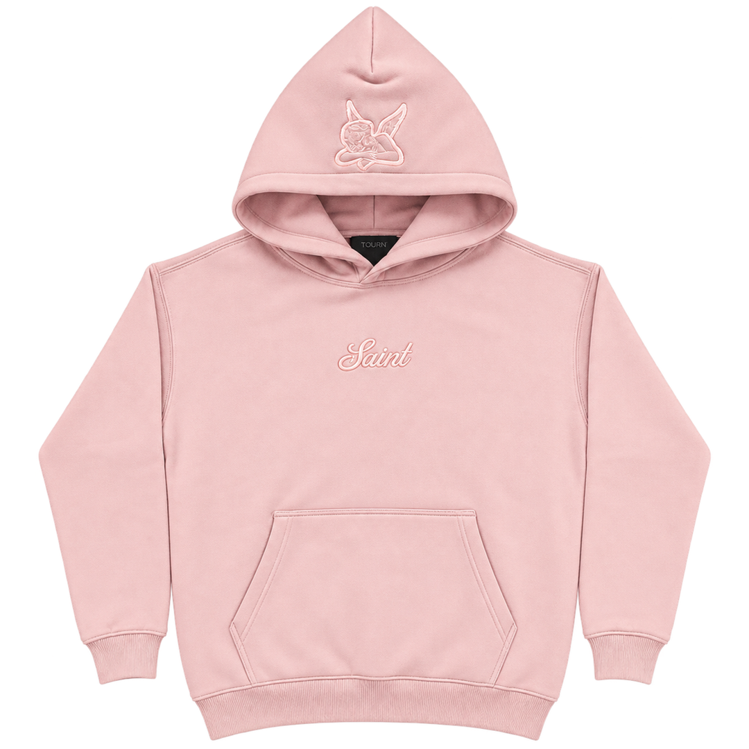 Saint Heavyweight Brushed Hoodie Blush