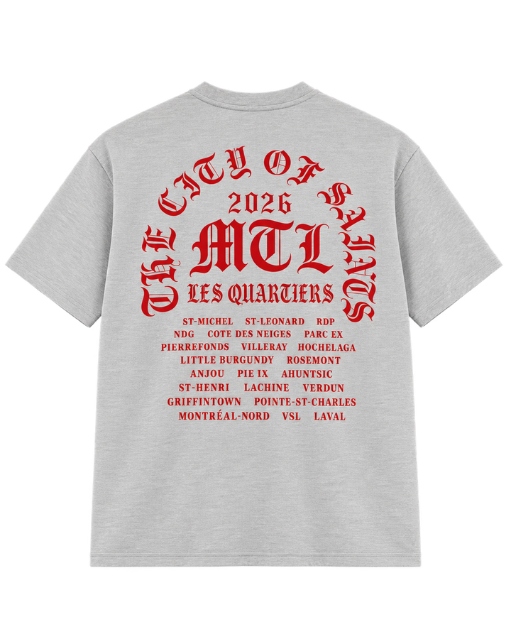 COS T-Shirt Les Quartiers Ash