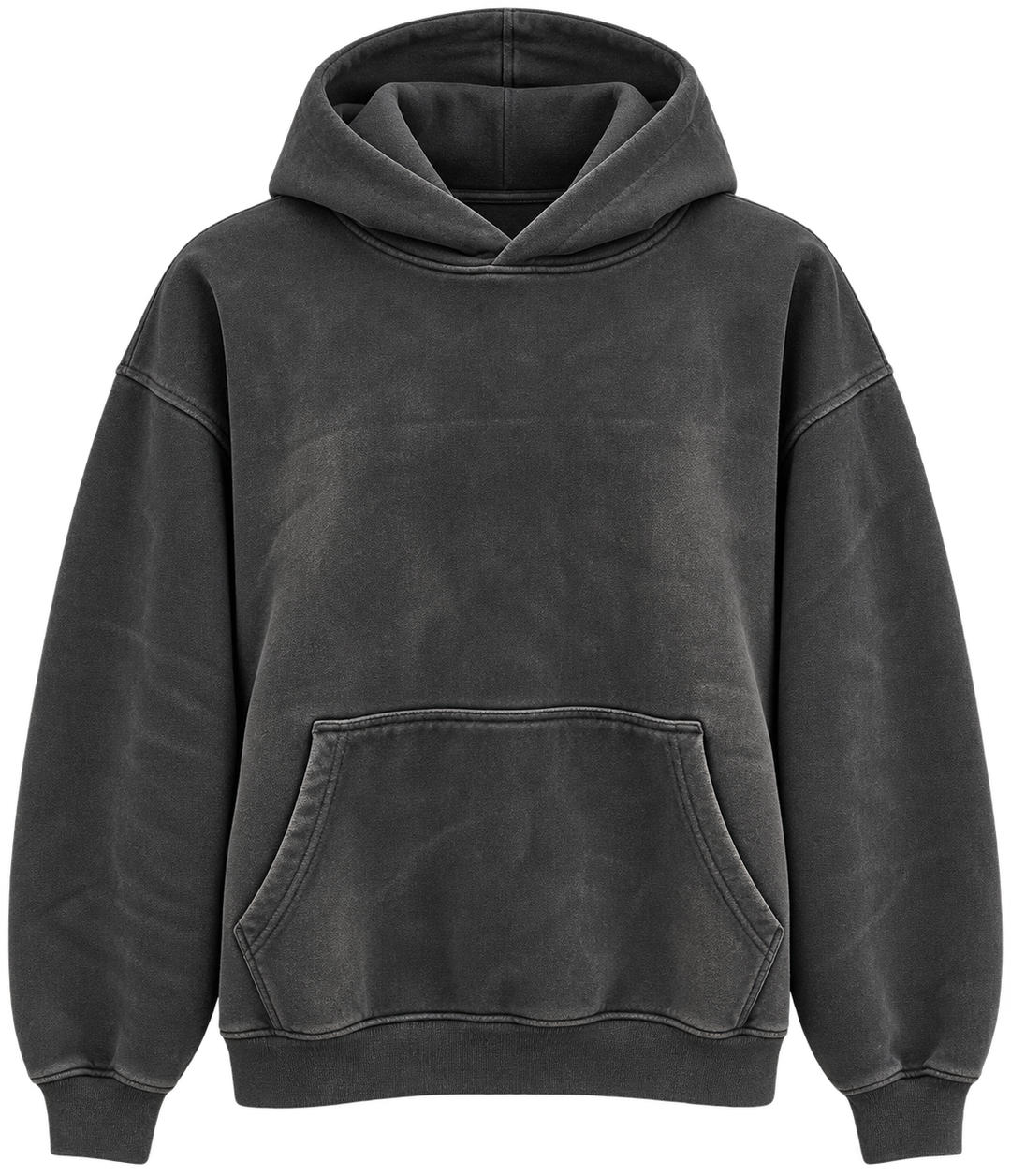Tourn Heavyweight Wash Hoodie Coal Dust