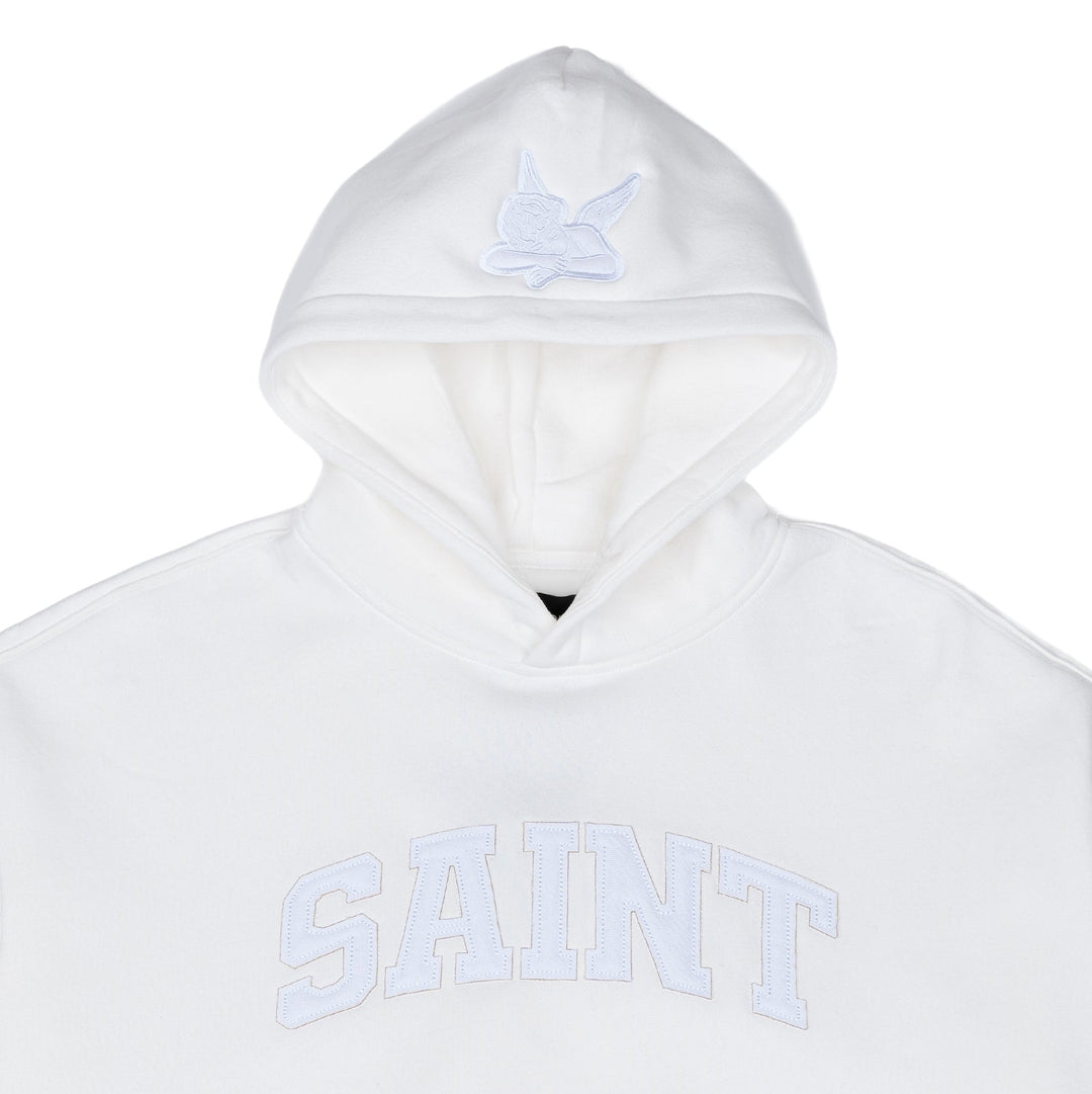 Saint Heavyweight Brushed Hoodie Snow