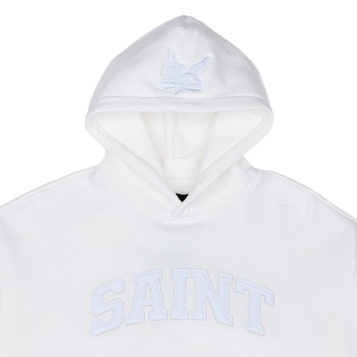 Saint Heavyweight Brushed Hoodie Snow