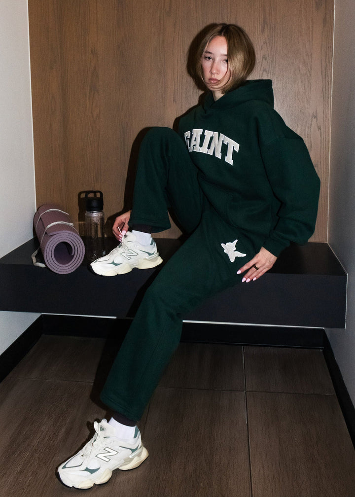 Saint X Ana Cruz Relaxed Heavyweight Jogger Evergreen Cream