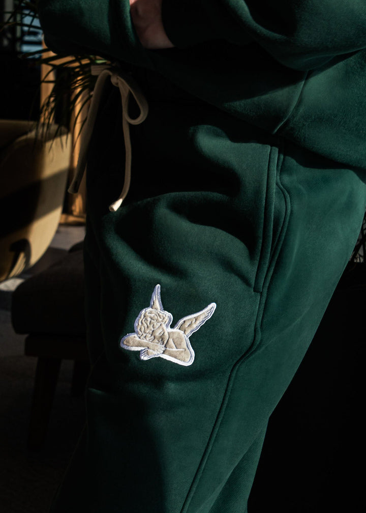 Saint Heavyweight Brushed Set Evergreen Cream