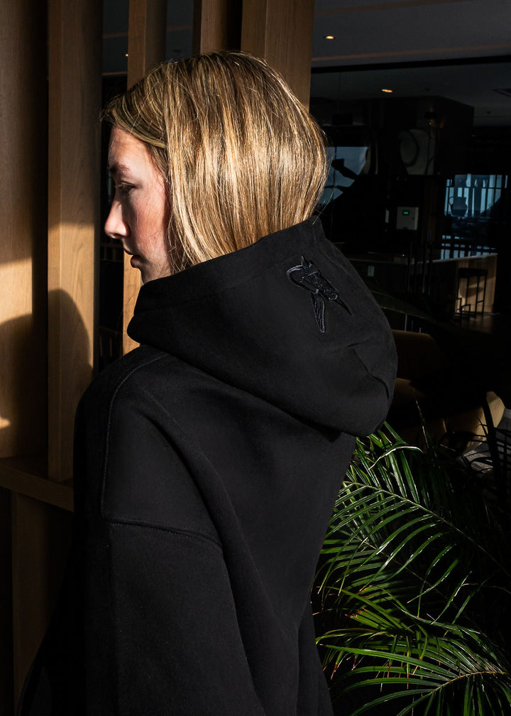 Saint Heavyweight Brushed Hoodie Midnight