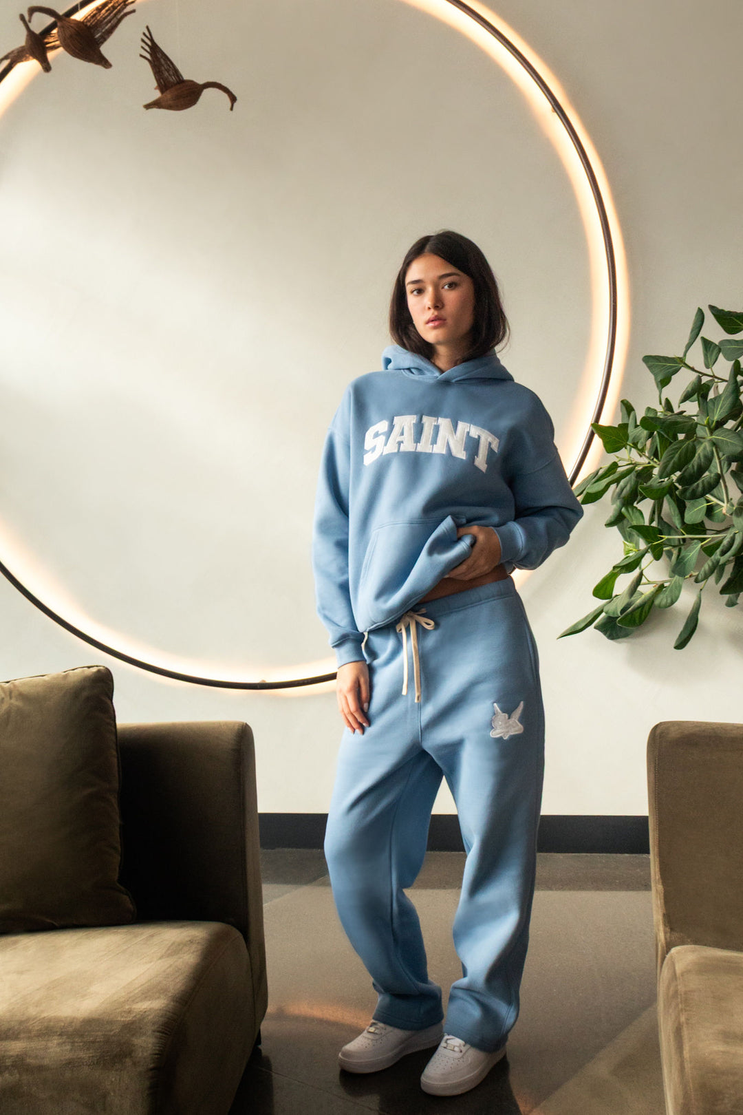 Saint Relaxed Heavyweight Jogger Azure