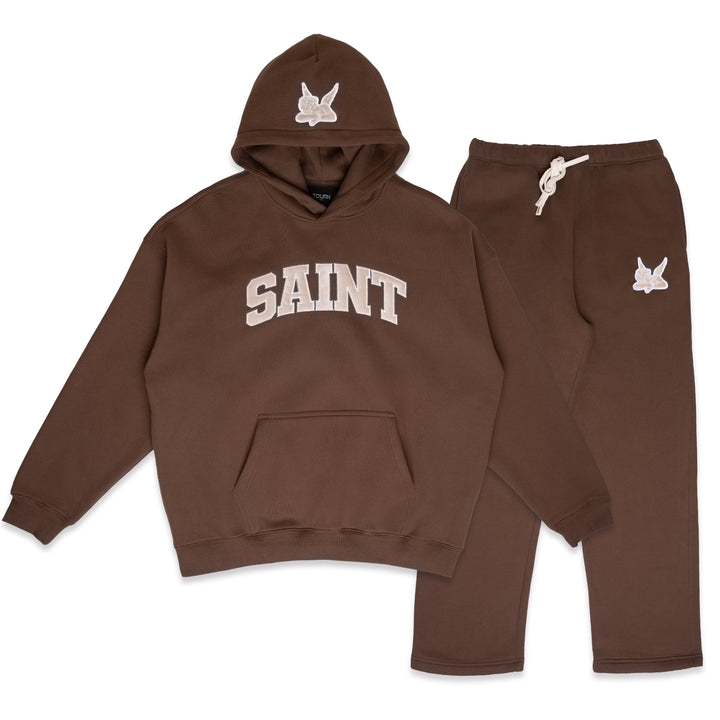Saint Heavyweight Brushed Set Warm Cocoa