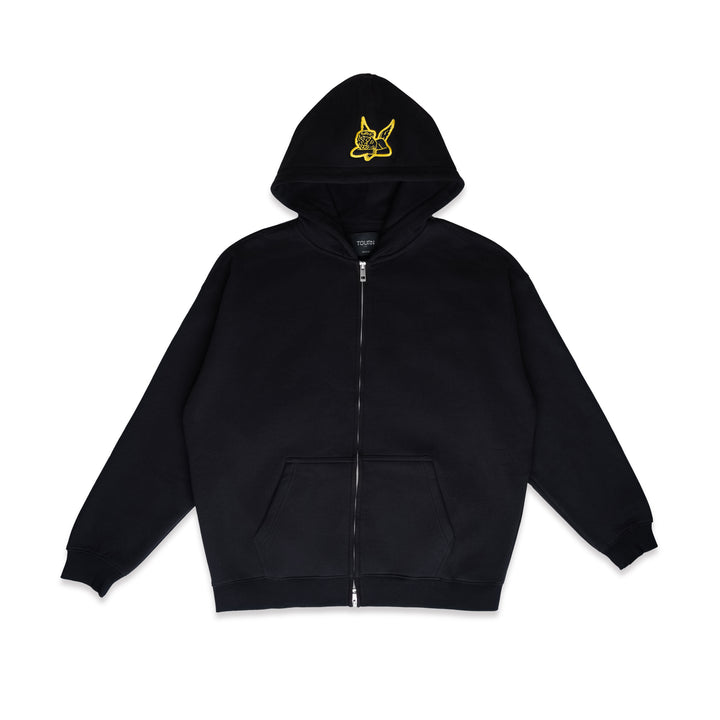 Saint Heavyweight Brushed Zip-Up Eclipse