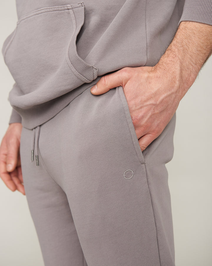 Miles French Terry Cloud Grey Stacked Jogger