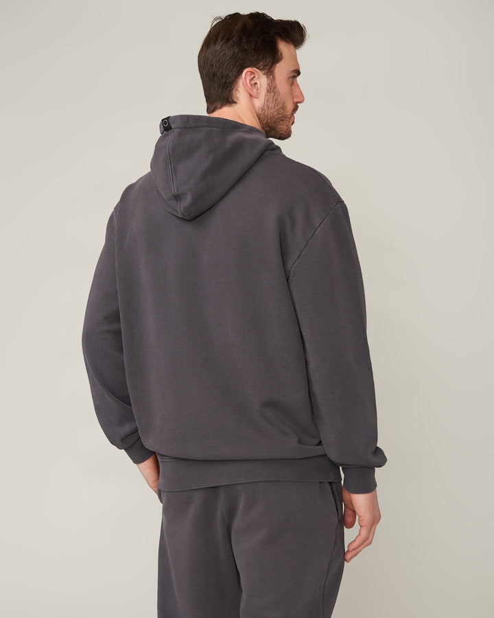 Noah French Terry Dark Stone Hoodie