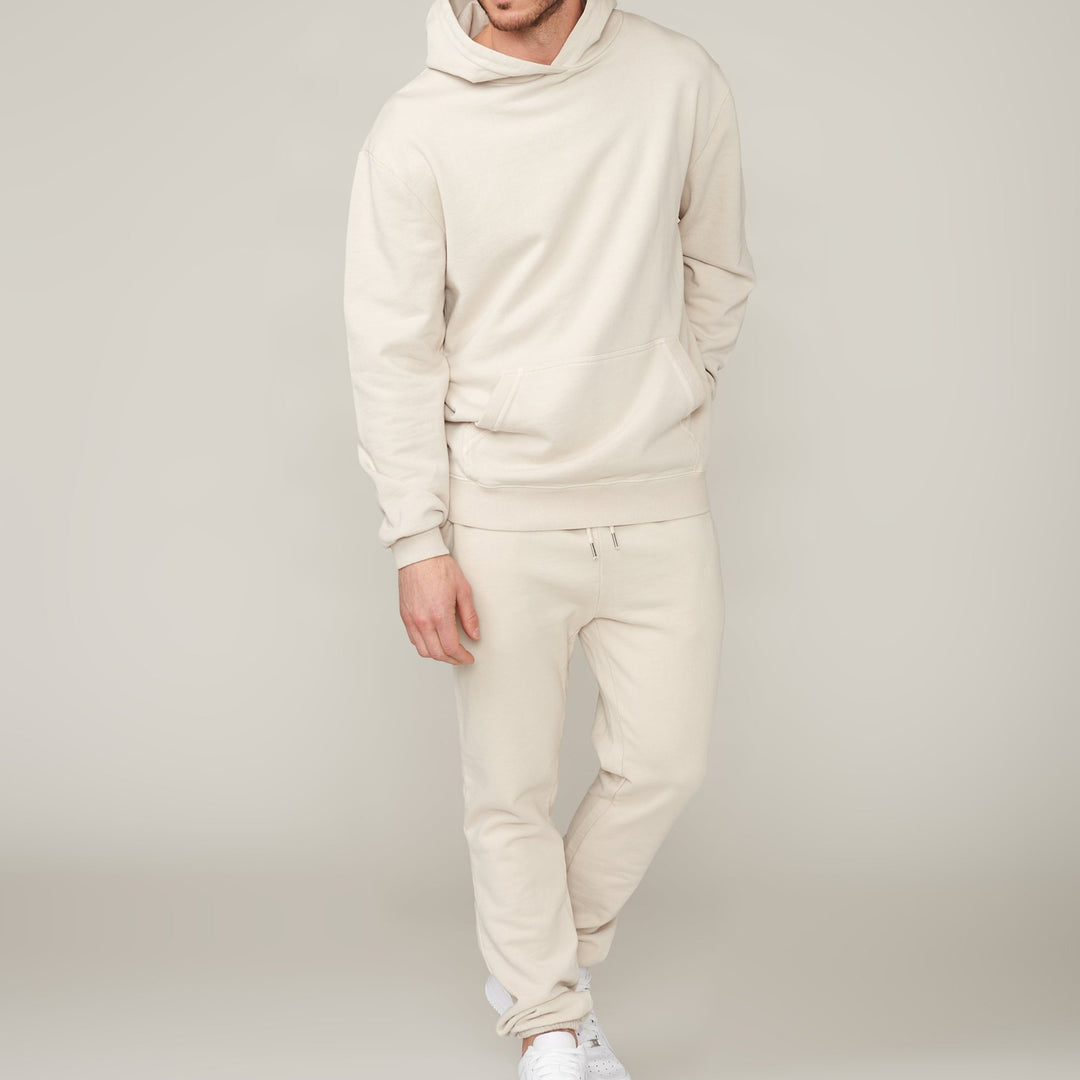 Miles French Terry Bone Stacked Jogger