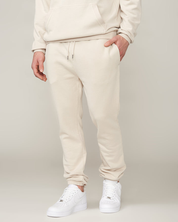 Miles French Terry Bone Stacked Jogger