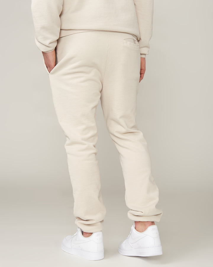 Miles French Terry Bone Stacked Jogger