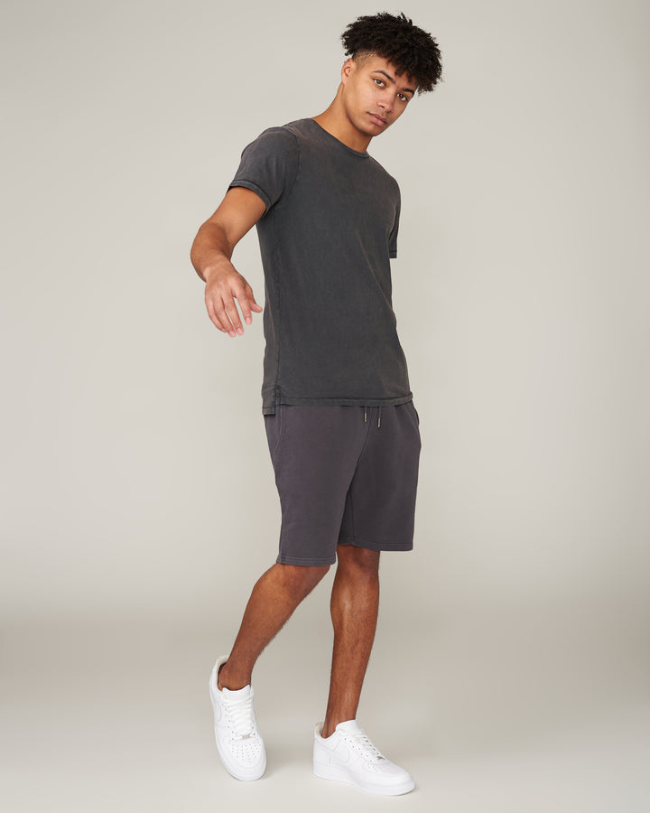 Dylan French Terry Dark Stone Short
