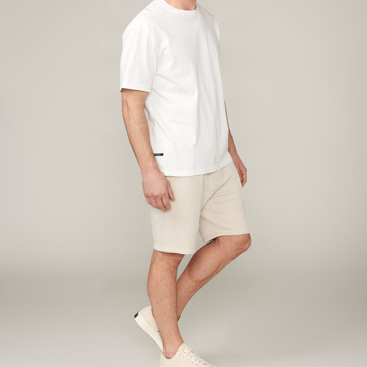 Ethan Brushed White Relaxed T