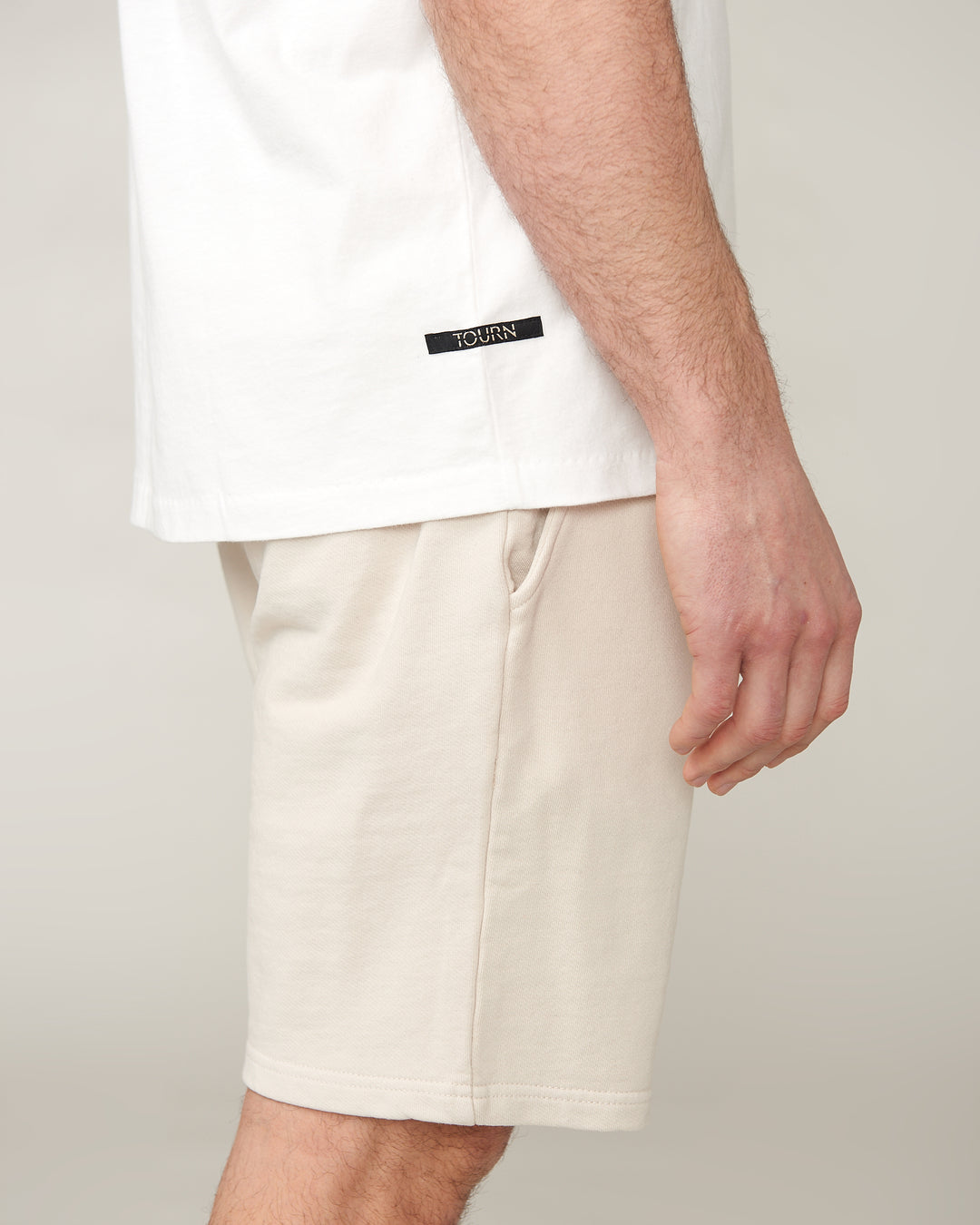 Ethan Brushed White Relaxed T