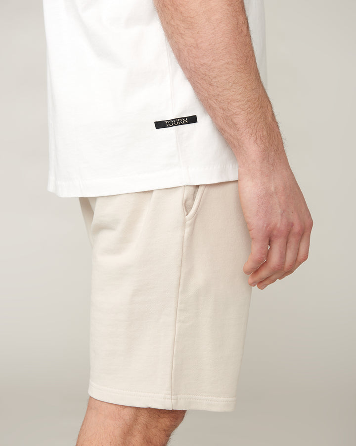 Ethan Brushed White Relaxed T