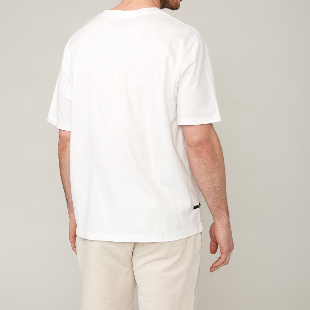 Ethan Brushed White Relaxed T